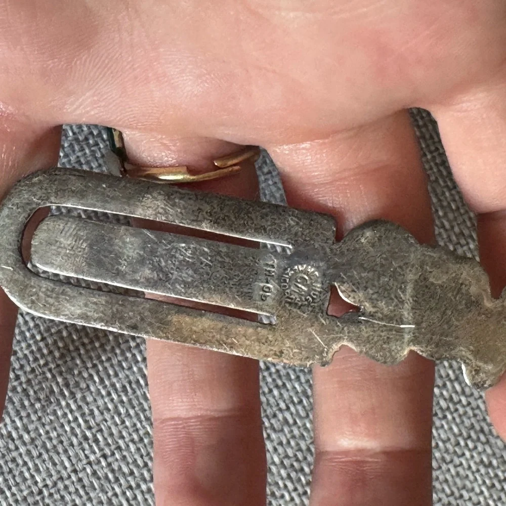 Vintage Sterling Silver Mexican Paidano Bookmark